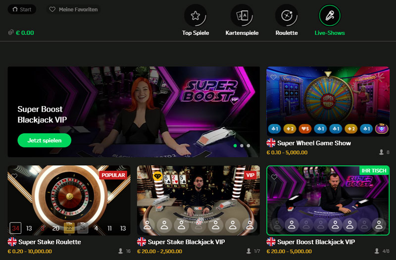 Stakelogic Live Games