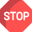 stop shield icon