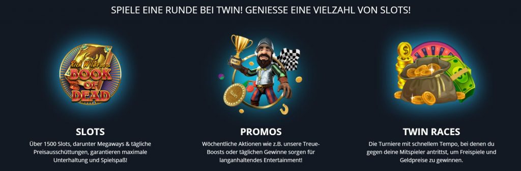 Auch Stammspieler kommen im twin Casino nicht zu kurz, denn es warten viele interessante Promos!