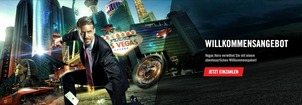 Sichern Sie sich jetzt Ihren persönlichen Vegas Hero Casino Bonus.